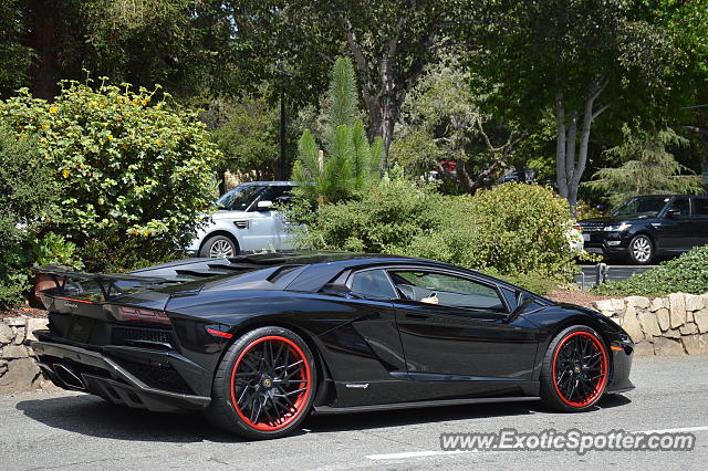 Lamborghini Aventador spotted in Carmel, California