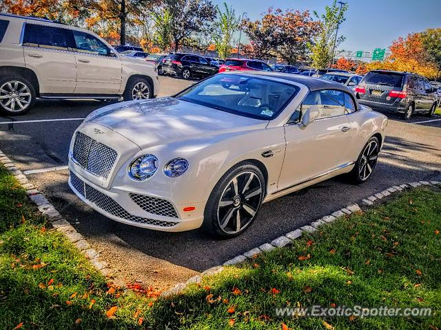 Bentley Continental spotted in Short Hills, New Jersey