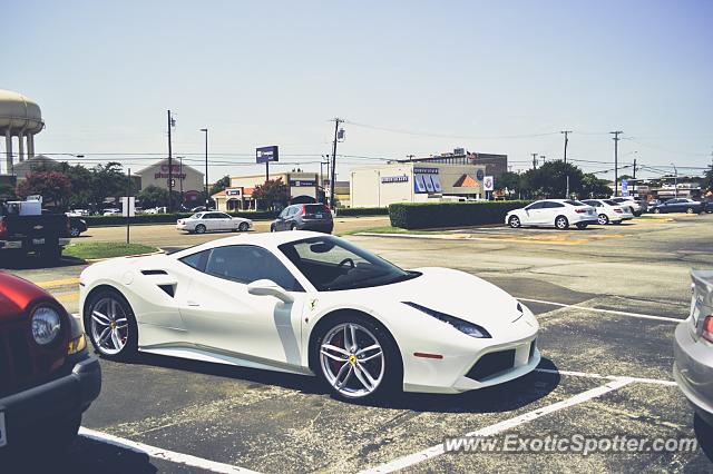 Ferrari 488 GTB spotted in Dallas, Texas