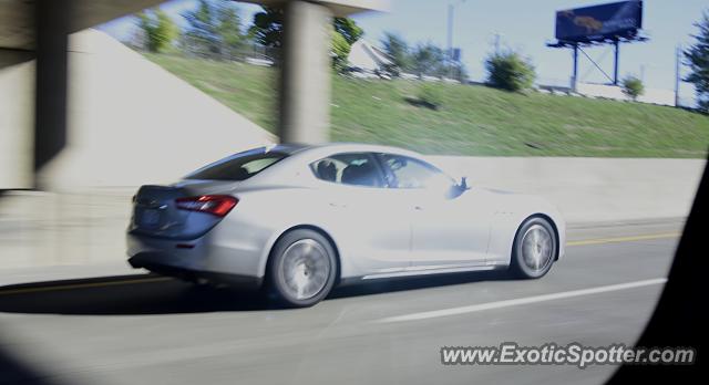 Maserati Ghibli spotted in Detroit, Michigan