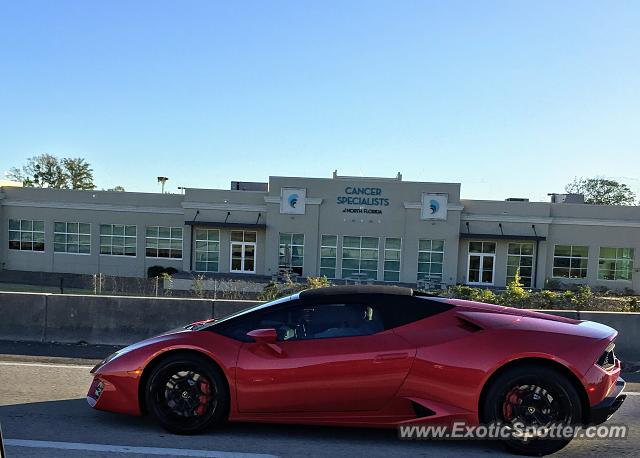 Lamborghini Huracan spotted in Jacksonville, Florida