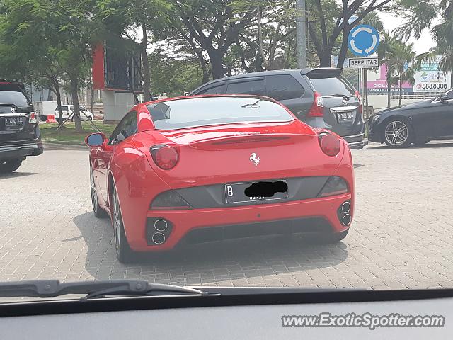 Ferrari California spotted in Jakarta, Indonesia