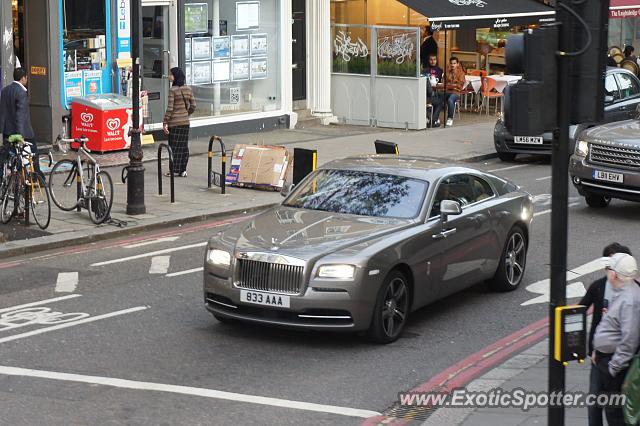 Rolls-Royce Wraith spotted in London, United Kingdom