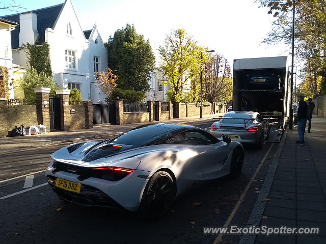 Mclaren 720S spotted in London, United Kingdom