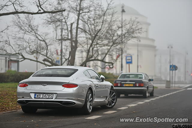 Bentley Continental spotted in Warsaw, Poland