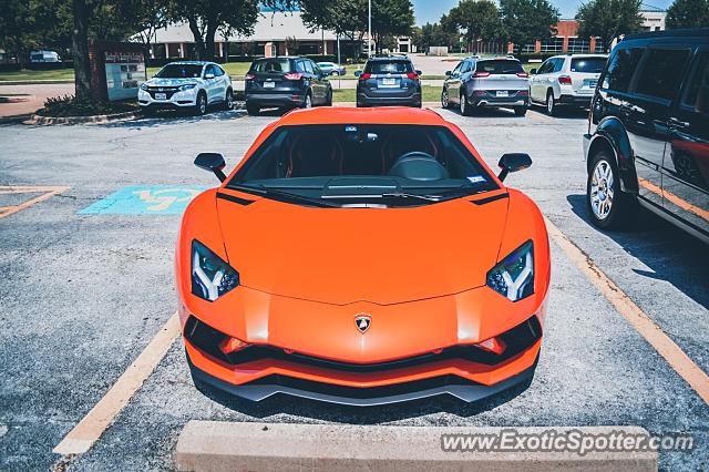 Lamborghini Aventador spotted in Dallas, Texas