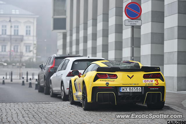 Chevrolet Corvette Z06 spotted in Warsaw, Poland