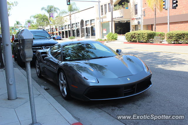 Ferrari 488 GTB spotted in Beverly Hills, California