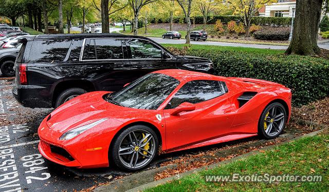 Ferrari 488 GTB spotted in Charlotte, North Carolina