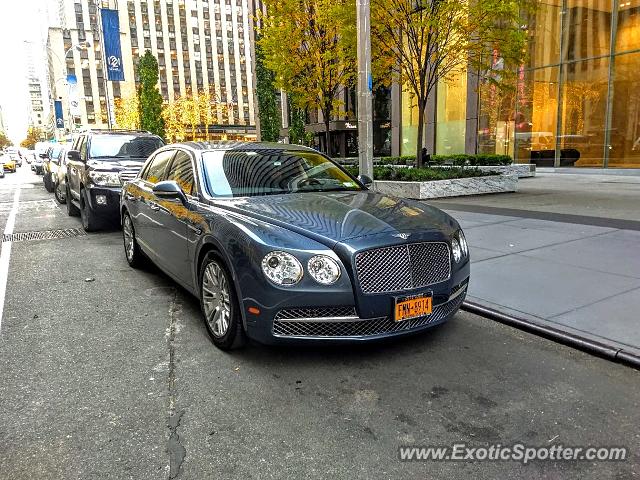 Bentley Flying Spur spotted in Manhattan, New York