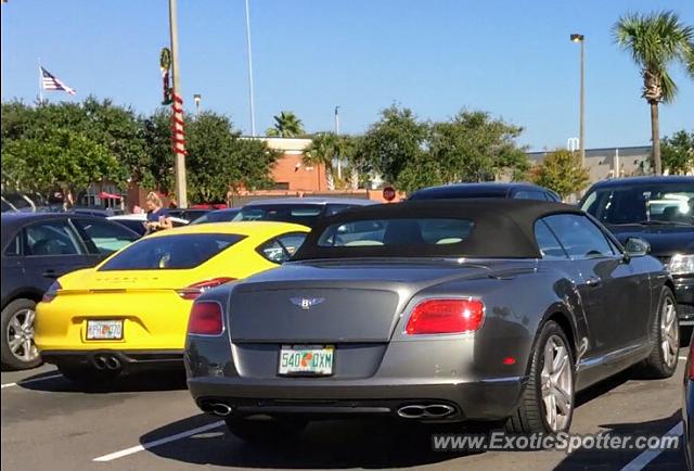 Bentley Continental spotted in Jacksonville, Florida