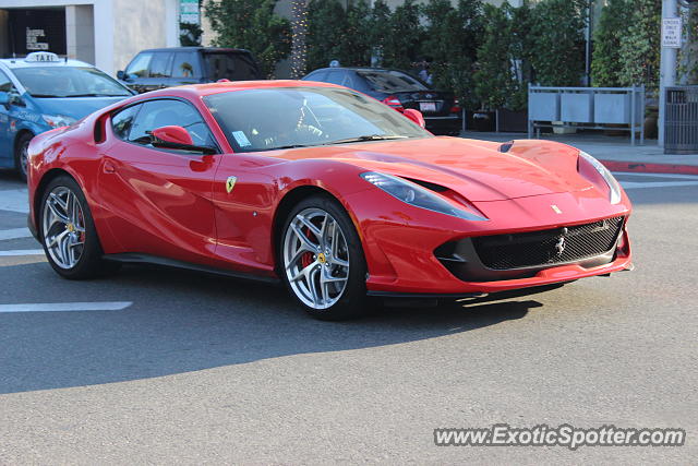 Ferrari 812 Superfast spotted in Beverly Hills, California