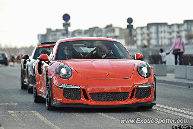 Porsche 911 GT3 spotted in Warsaw, Poland