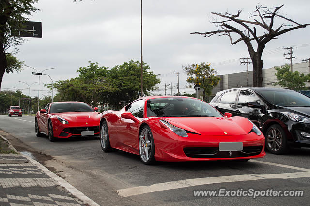 Ferrari 458 Italia spotted in São Paulo, SP, Brazil