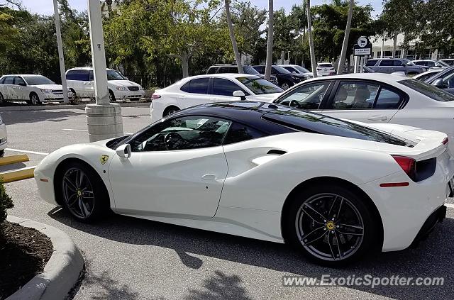 Ferrari 488 GTB spotted in Longboat Key, Florida