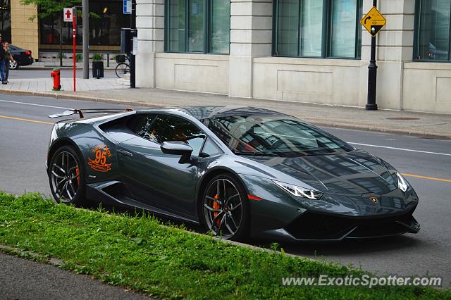 Lamborghini Huracan spotted in Montreal, Canada