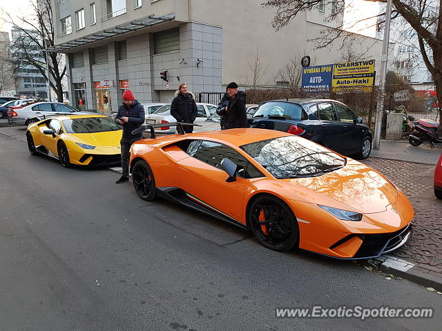 Lamborghini Huracan spotted in Warsaw, Poland