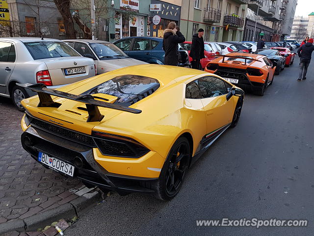 Lamborghini Huracan spotted in Warsaw, Poland