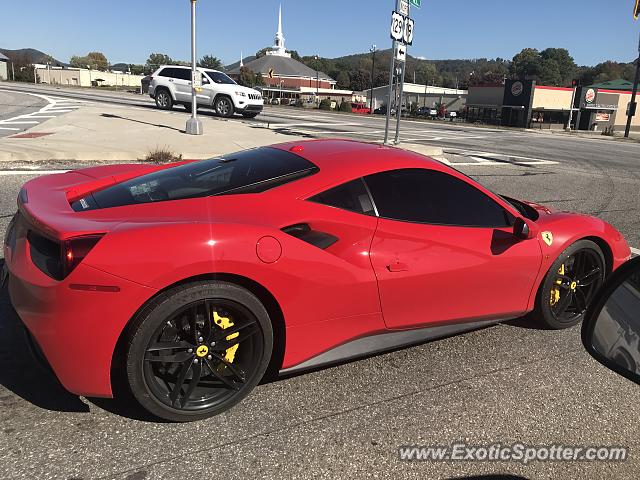 Ferrari 488 GTB spotted in Blairsville, Georgia