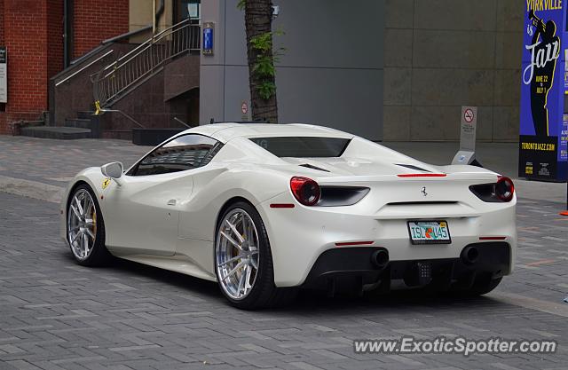 Ferrari 488 GTB spotted in Toronto, Canada