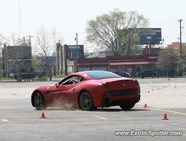 Ferrari California spotted in Rockville, Maryland