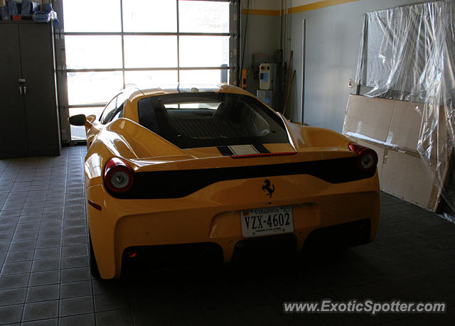 Ferrari 458 Italia spotted in Great falls, Virginia