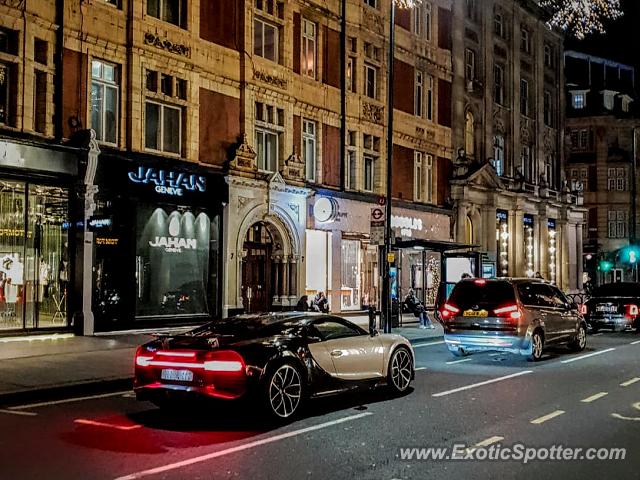 Bugatti Chiron spotted in London, United Kingdom