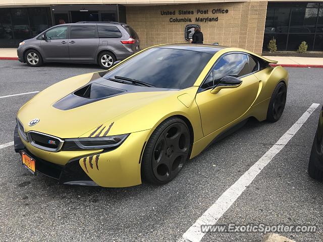 BMW I8 spotted in Columbia, Maryland