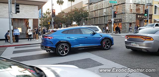 Lamborghini Urus spotted in L.A., California