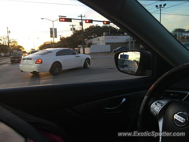 Rolls-Royce Wraith spotted in Dallas, Texas