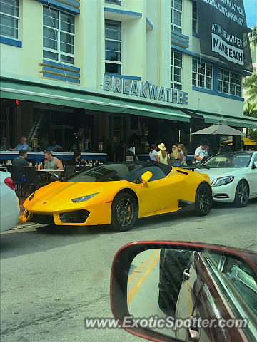 Lamborghini Huracan spotted in Miami, Florida