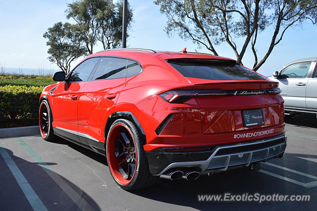 Lamborghini Urus spotted in Newport Beach, California