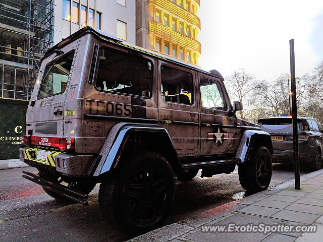 Mercedes 4x4 Squared spotted in London, United Kingdom