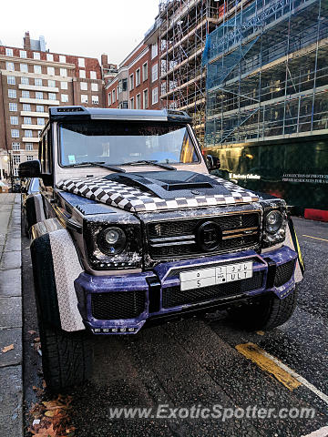 Mercedes 4x4 Squared spotted in London, United Kingdom