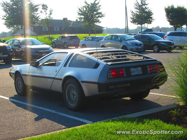 DeLorean DMC-12 spotted in Maple lawn, Maryland