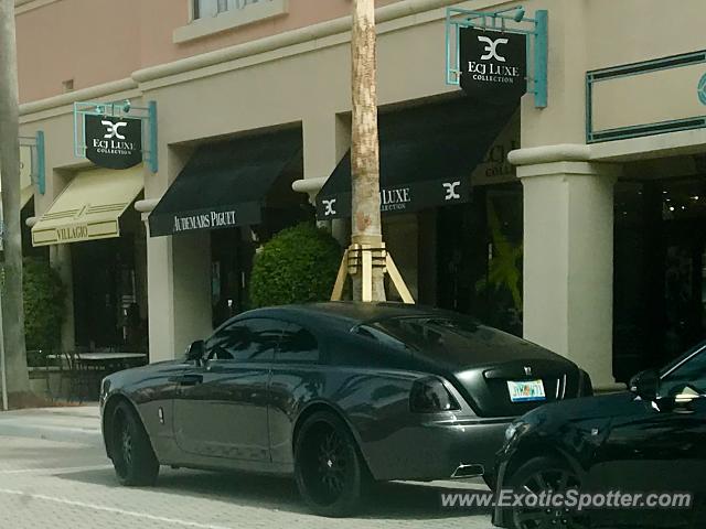 Rolls-Royce Wraith spotted in Boca Raton, Florida