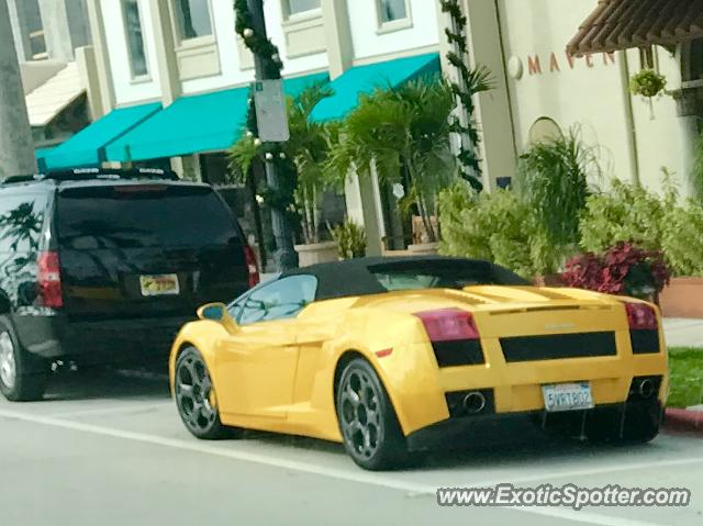 Lamborghini Gallardo spotted in Palm Beach, Florida