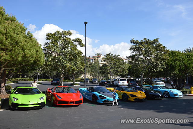 Lamborghini Aventador spotted in Newport Beach, California