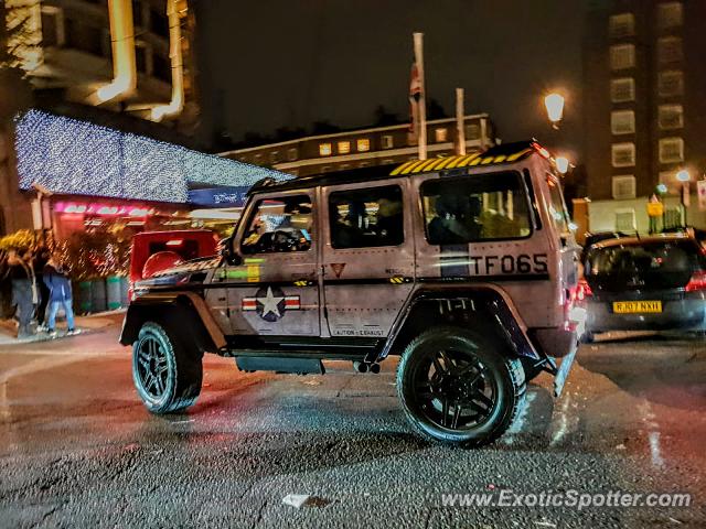 Mercedes 4x4 Squared spotted in London, United Kingdom