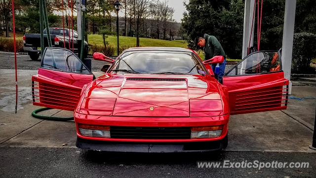 Ferrari Testarossa spotted in Bedminster, New Jersey