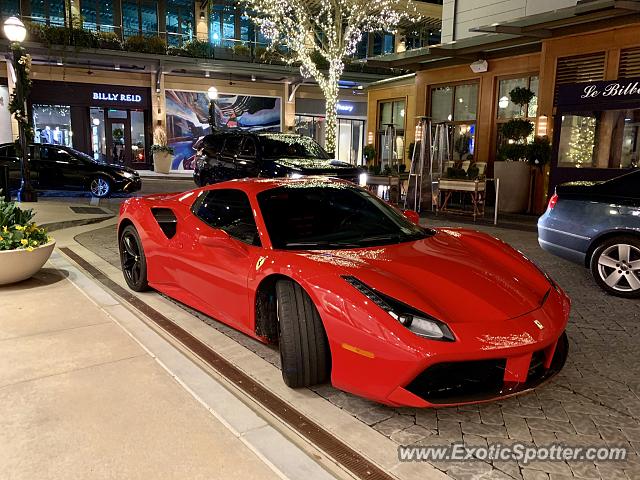 Ferrari 488 GTB spotted in Buckhead, Georgia