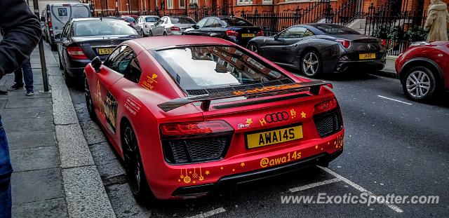 Audi R8 spotted in London, United Kingdom