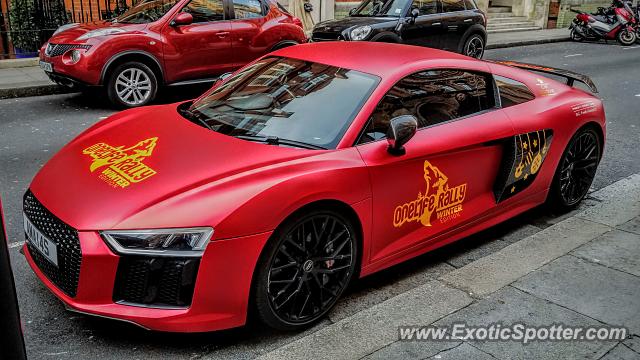 Audi R8 spotted in London, United Kingdom