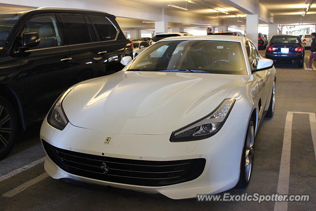 Ferrari GTC4Lusso spotted in Newport Beach, California