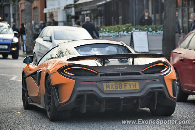 Mclaren 600LT spotted in Alderley Edge, United Kingdom