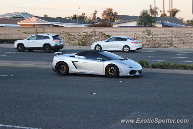 Lamborghini Gallardo spotted in Newport Beach, California