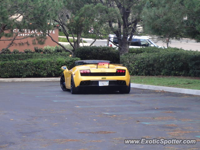 Lamborghini Gallardo spotted in Newport Beach, California