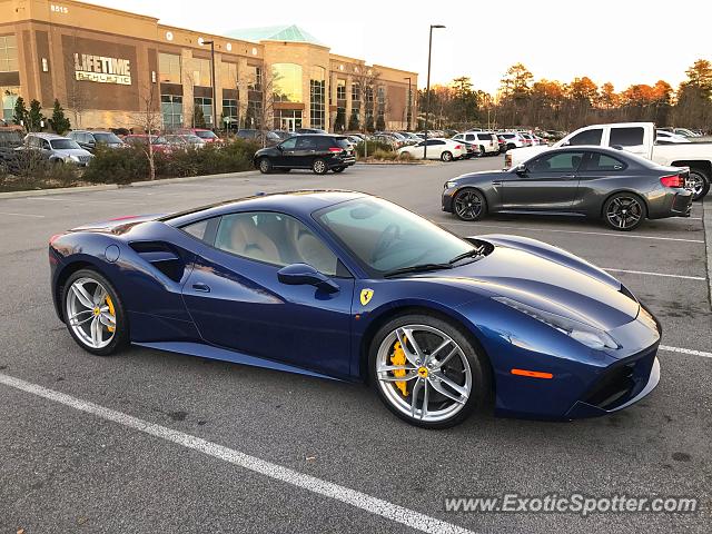 Ferrari 488 GTB spotted in Raleigh, North Carolina