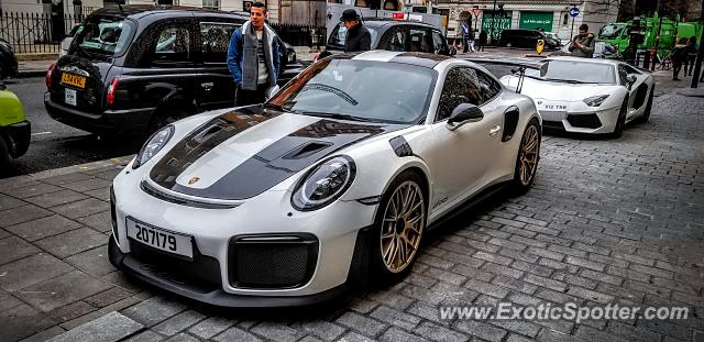 Porsche 911 GT2 spotted in London, United Kingdom