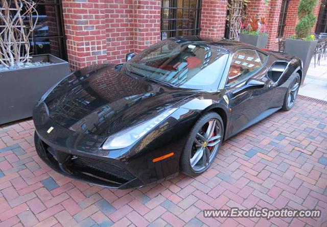 Ferrari 488 GTB spotted in Washington DC, United States